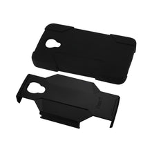 Reiko Silicone Case+Protector Cover LG Ls740 Black Holster With Clip