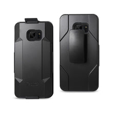 Reiko REIKO SAMSUNG GALAXY NOTE 7 HYBRID HEAVY DUTY HOLSTER COMBO CASE IN BLACK