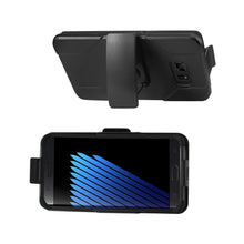 Reiko REIKO SAMSUNG GALAXY NOTE 7 HYBRID HEAVY DUTY HOLSTER COMBO CASE IN BLACK