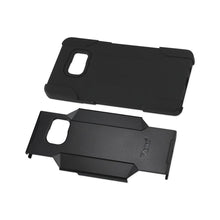 Reiko REIKO SAMSUNG GALAXY NOTE 7 HYBRID HEAVY DUTY HOLSTER COMBO CASE IN BLACK
