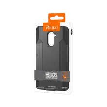 Reiko ZTE Grand X Max 2/Z988 Silicone Case + Protector Cover Black Holster With Clip