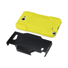 Reiko REIKO SAMSUNG GALAXY NOTE 2 HYBRID HEAVY DUTY CASE IN BLACK YELLOW