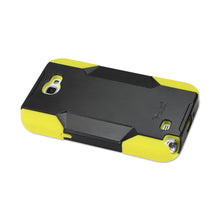 Reiko REIKO SAMSUNG GALAXY NOTE 2 HYBRID HEAVY DUTY CASE IN BLACK YELLOW