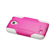 Reiko REIKO SAMSUNG GALAXY S4 HYBRID HEAVY DUTY CASE IN WHITE PINK