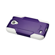 Reiko REIKO SAMSUNG GALAXY S4 HYBRID HEAVY DUTY CASE IN WHITE PURPLE