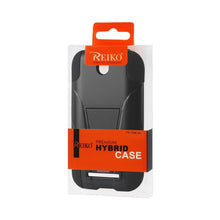 Reiko Silicon Case+Protector Cover For HTC One Sv New Type Kickstand Black