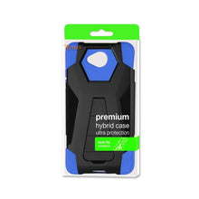 Reiko NOKIA Lumia 650 Silicon Case+Protector Cover NEW TYPE KICKSTAND NAVY BLACK