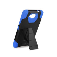 Reiko NOKIA Lumia 650 Silicon Case+Protector Cover NEW TYPE KICKSTAND NAVY BLACK