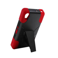 Reiko Silicon Case+Protector Cover For Sony Xperia Z3V Black New Type Kickstand