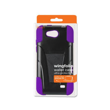 Reiko Silicon Case+Protector Case For ZTE Speed N9130 Purple Black New Type Kickstand