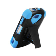 Reiko Silicon Case+Protector Cover For ZTE Groove X501 Black Navy New Type Kickstand