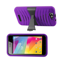 Reiko Silicon Case+Protector Cover Blu Life Pro L210A/ L210I New Horizontal Kickstand Purple Black