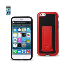 Reiko Horizontal And Vertical Kickstand Case Iphone 6/6S 4.7Inch Black Red