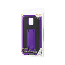 Reiko Horizontal And Vertical Kickstand Case Samsung Galaxy Note4 N910V-N910P-N910T-N910R4 Black Purple