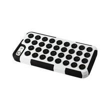 Reiko Suction Silicone Hybrid Case Iphone 5C Black White