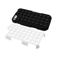 Reiko Suction Silicone Hybrid Case Iphone 5C Black White