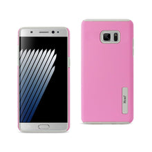 Reiko REIKO SAMSUNG GALAXY NOTE 7 SOLID ARMOR DUAL LAYER PROTECTIVE CASE IN PINK