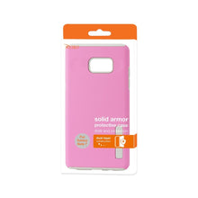 Reiko REIKO SAMSUNG GALAXY NOTE 7 SOLID ARMOR DUAL LAYER PROTECTIVE CASE IN PINK