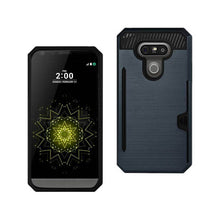 Reiko Lg G5 Silicone+Pc Protective Wallet Case With Stand View Nav