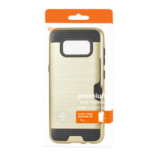 Reiko REIKO SAMSUNG GALAXY S8 SLIM ARMOR HYBRID CASE WITH CARD HOLDER IN GOLD
