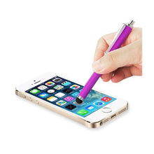 Reiko Universal Hanging Stylus Pen With Clip Design For Touchscreen Electronic Device Purple