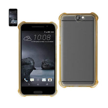 Reiko Htc One A9 Transparent TPU Case With Air Cushion Shock Absorption Technology In Clear Gold