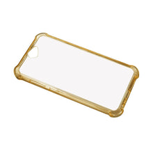 Reiko Htc One A9 Transparent TPU Case With Air Cushion Shock Absorption Technology In Clear Gold
