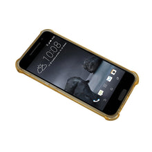 Reiko Htc One A9 Transparent TPU Case With Air Cushion Shock Absorption Technology In Clear Gold