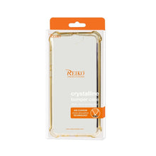 Reiko Htc One A9 Transparent TPU Case With Air Cushion Shock Absorption Technology In Clear Gold