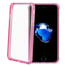 Reiko REIKO IPHONE 7 MIRROR EFFECT CASE WITH AIR CUSHION PROTECTION IN CLEAR HOT PINK