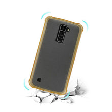 Reiko LG K10 Transparent TPU Case Clear Gold