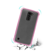 Reiko REIKO LG K10 MIRROR EFFECT CASE WITH AIR CUSHION PROTECTION IN HOT PINK