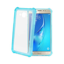 Reiko Samsung Galaxy J7 Transparent Tpu Case Clear Navy With Cushion Shock Absorption Technology