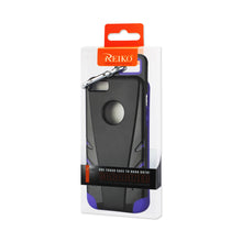 Reiko Protector Cover Tpu+Pc With Hook Iphone 5 Black Purple