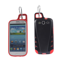 Reiko Protector Cover Tpu+Pc With Hook Samsung Galaxy S3/ I9300 Black Red