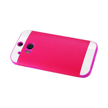 Reiko Tpu+Pc Protector Cover HTC One M8 Purple Hot Pink