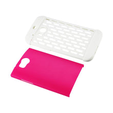 Reiko Tpu+Pc Protector Cover HTC One M8 White Hot Pink