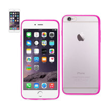 Reiko REIKO IPHONE 6 PLUS/ 6S PLUS CLEAR BACK FRAME BUMPER CASE IN PINK
