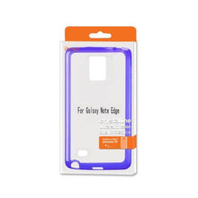 Reiko Dual Color Jelly Case For Samsung Galaxy Note Edge Purple