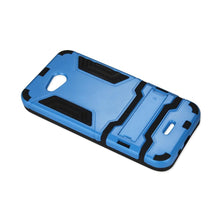Reiko Slim Armor Case With Kickstand For Kyocera Hydro Wave/ Hydro Air/ C6740 Black Blue