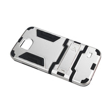 Reiko Slim Armor Case With Kickstand For ZTE Overture 2 Black Silv Black Silver