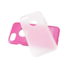 Reiko REIKO IPHONE 7 HYBRID METAL BRUSHED TEXTURE CASE IN HOT PINK