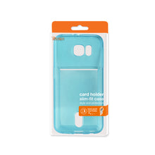 Reiko Tpu Wallet Case For Samsung Galaxy S6/ Sm-G920T/ G920P/ G920A/ G920V/ G920R/ S6 Duos Transparent Blue