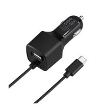 Reiko REIKO USB TYPE C CAR CHARGER 2.1 AMPS WITH CABLE IN BLACK