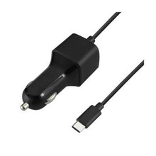 Reiko REIKO USB TYPE C CAR CHARGER 2.1 AMPS WITH CABLE IN BLACK