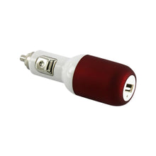 Reiko Usb Car Charger For Apple Iphone 3G/ 3Gs Ipod Nano 1A5V Red With 39Inch Usb Data Cable