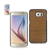 Reiko Wood Pattern Protector Cover For Samsung Galaxy S6/ Sm-G920T/ G920P/ G920A/ G920V/ G920R/ S6 Duos Brown