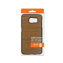 Reiko Wood Pattern Protector Cover For Samsung Galaxy S6/ Sm-G920T/ G920P/ G920A/ G920V/ G920R/ S6 Duos Brown