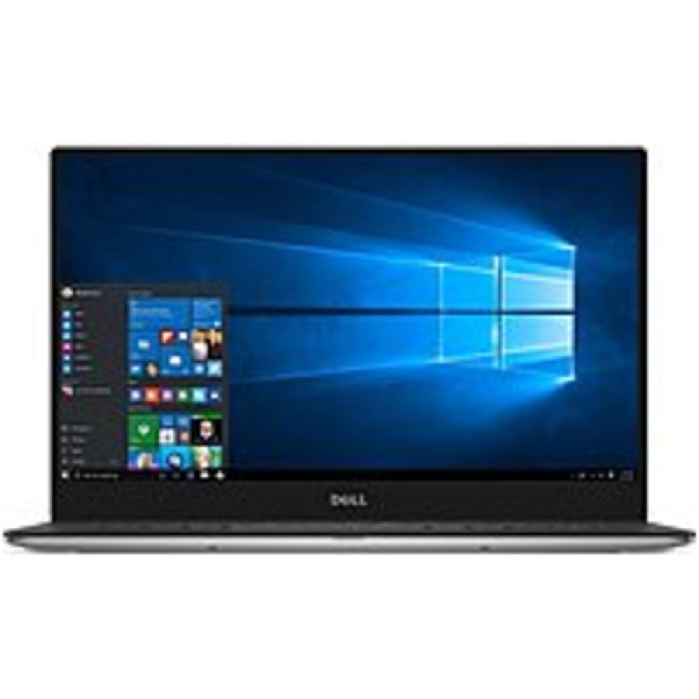 A Dell XPS9350-8009SLV Laptop PC - Intel Core i7-6560U 2.2 GHz Dual-Core Processor - 16 GB LPDDR3 RAM - 512 GB Solid State Drive - 13.3-inch Touchscreen Display - Windows 10 Home 64-bit Edition